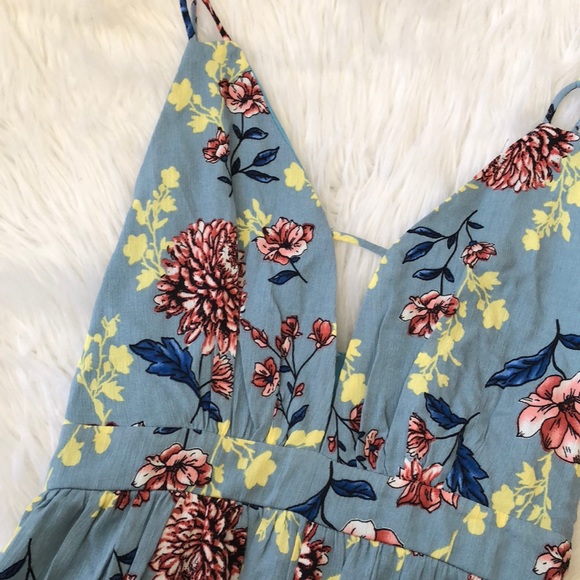 🌸 floral zip back spring romper 🌸 - Picture 4 of 6